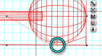 Moving the Origin Handle to the point where the sphere touches the bed of the wagon