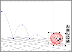 Manually rotating the ball in Director's View, so it rolls at the end of the bouncing