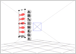 Wireframe; row of minnows