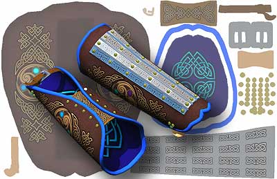 UV Map and model it's used on.