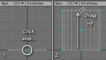 Click and Drag up to pull the disk into 3 dimensions.