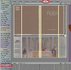 Switch to the POPJacket_UV map, and Copy UVs.