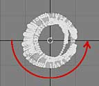 Rotate 180° to prepare for the next set of maps.