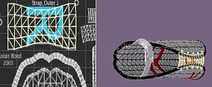 Select all three Strap materials for the arm section, and manipulate as one.