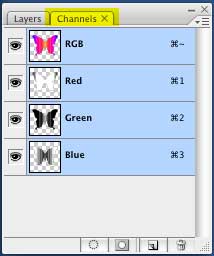 This is the Channels Palette
