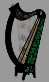 Shamrock Harp Texture