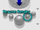The Resume Render button - to finish a render from where you left off.