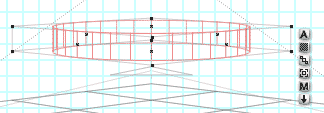 Resizing the Cylinder, on the Y axis, in wireframe view