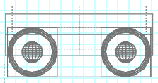 The Negative Boolean wireframe looks like a dotted line, not a solid one, in wireframe view.