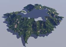A render of the terrain with the top removed, showing that's there's nothing inside it. (You can see the gray default ground where the top is missing.)