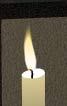 Same render, but the candle flame is blurry at the edges, espeically the tip (which is thinner in the model.)
