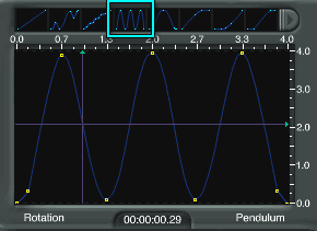 The Time Mapping Editor, with the Sine Wave Preset highlighted, and showing in the Editor
