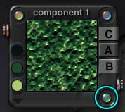 Phase button, lower right corner of Component palette in the DTE