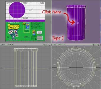 Click a side poly, then type ]