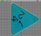Manipulate the polys on the map so that the 4 is on the left hand side in the "Bottom" viewport.