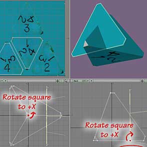 Rotate the Side1 surface until it's completely square to the X axis.