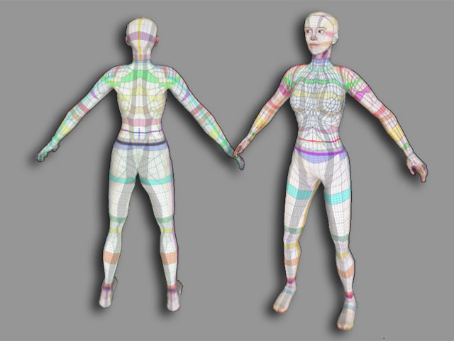 Avatar Uv Texture Templates For Use In Linden Lab S Second Life Tutorial C Robin Wood 09